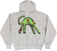 S - Airbrushed Star Cat Hoodies