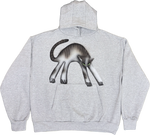 Gray Cat Hoodies