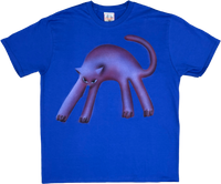 1 - Blue Cat T-shirts
