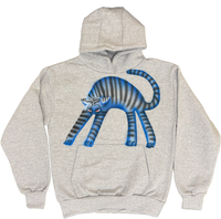 S - Airbrushed Cat Hoodies