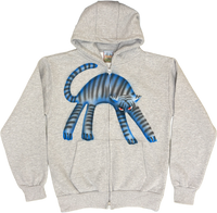 S - Airbrushed Cat Hoodies