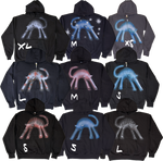 S - Airbrushed Cat Hoodies