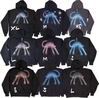 S - Airbrushed Cat Hoodies