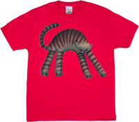 1A - Red Cat T-shirts