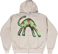 S - Airbrushed Star Cat Hoodies