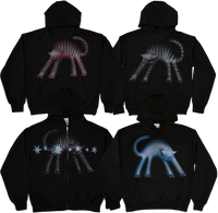 1A - Black Cat Hoodies