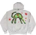 S - Airbrushed Star Cat Hoodies