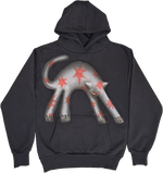 S - Airbrushed Dark Cat Hoodies