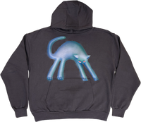 S - Airbrushed Dark Cat Hoodies