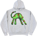 1A - Gray Cat Hoodies