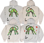 S - Airbrushed Star Cat Hoodies