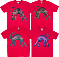 1A - Red Cat T-shirts