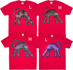 1A - Red Cat T-shirts