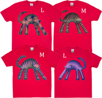 1A - Red Cat T-shirts