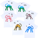 1A - White Cat T-shirts