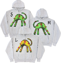 1A - Gray Cat Hoodies