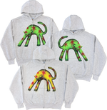 1A - Gray Cat Hoodies
